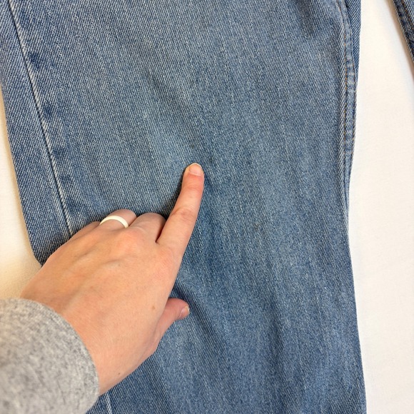 Levis 505 Straight Fit Jeans Lot Bundle 2 Mens 33x34 Blue Black Denim Y2K - Picture 4 of 16